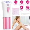 Glide Epilator For Women Cordless Women Shaver Facial Body Hair Remover Razor for Women Electric Tweezers Bikini Epilator Trimmer with LED Light