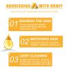 EELHOE Honey Peel Mask, Tightens Pores Brightens Darkens Skin And Gently Removes Blackheads Apply Facial Mask