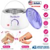 Wax Warmer Hair Removal Waxing Machine Kit Hot Hard Electric Wax Heater Melter Facial Armpit Foot Body Waxing Spa for Women & Men Use