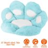 Cat Paw Cushion Seat Skin Friendly Comfortable Lazy Sofa Chair Floor Mat Office Chair Cushion Pad Relieve Back Coccyx Sciatica