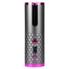 Cordless Hair Curler Automatic Curling Iron Wand Portable USB Rechargeable Ceramic Barrel Hair Curling Tool Fast Heating with 6 Temperature Set Timer